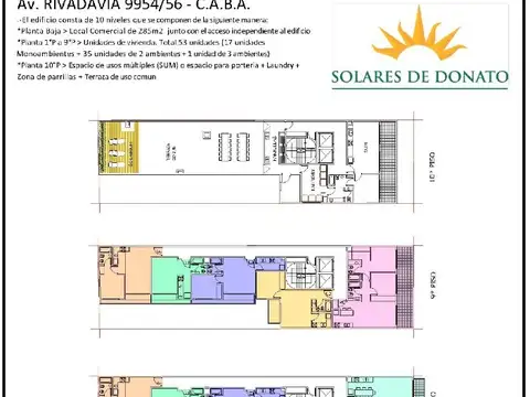 Departamento en Venta de 3 ambientes