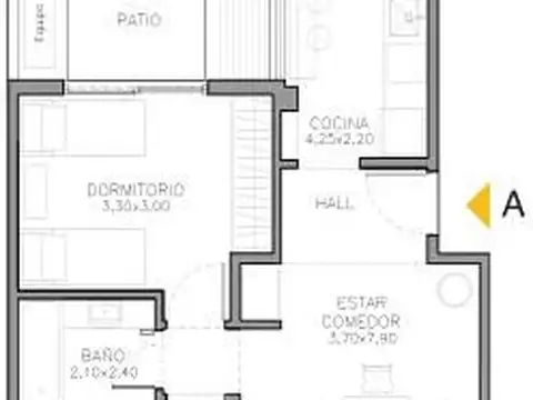 Departamento en Venta con 1 cocheras