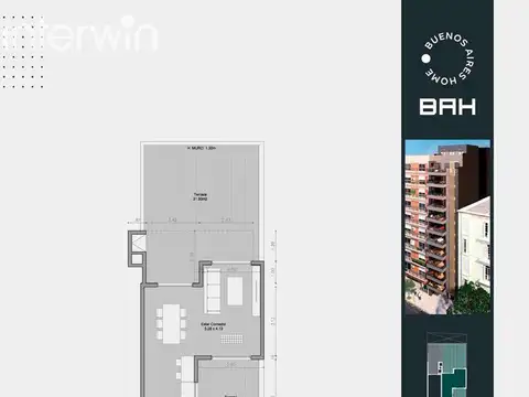 Departamento - Barrio Norte