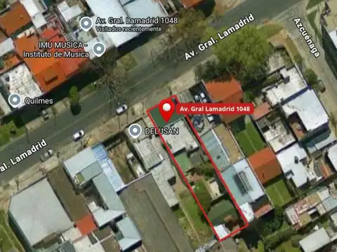VENTA LOTE QUILMES OESTE