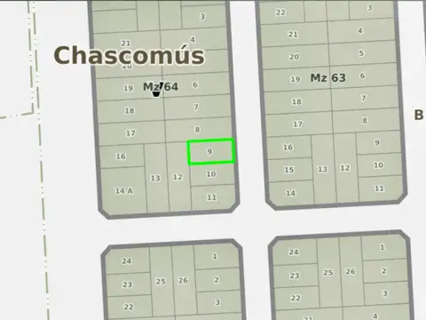 Terreno en Venta 10  mts Frente