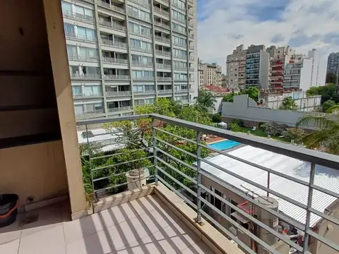 MONOAMBIENTE CON BALCON ATERRAZADO CONTRAFRENTE