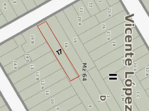 Terreno en Ignacio Warnes  al 1700