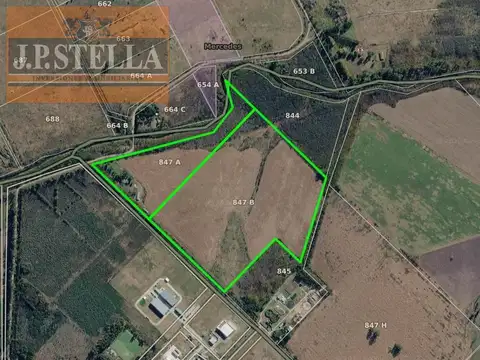 Campo Industrial 37 ha con Vivienda y 2 Galpones - 560 m² Edificados - Mercedes