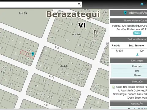 Terreno en Venta en Juan Maria Gutierrez, USD 32.000