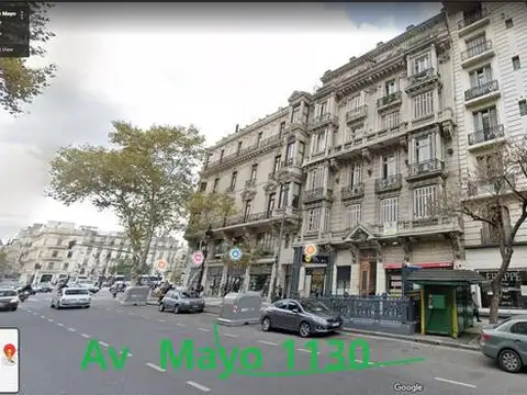 VENTA  o PERMUTA en Edif historico muy bien puesta en Av de Mayo al 1100 RETASADO 
