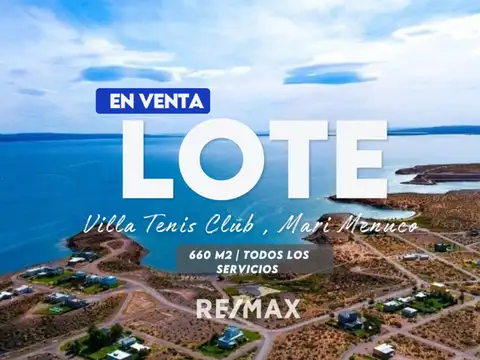Exclusivo lote villa tenis club mari menuco