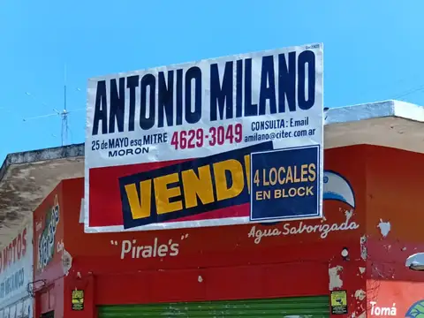 Locales (4 ) en block en venta en Moron Sur