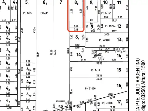Terreno en  Venta Ideal Desarrollos