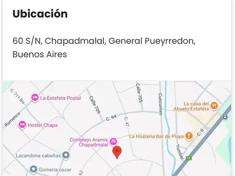 Terreno en Venta en Barrio Chapadmalal, USD 85.000