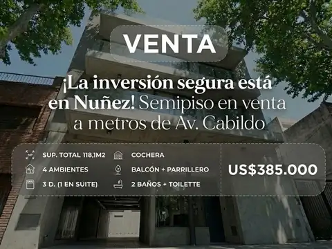 High Park Nuñez  |  4 ambientes c/cochera