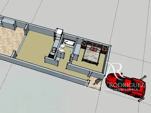 Departamento en Alquiler de 2 ambientes
