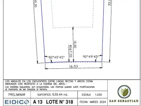 VENTA LOTE INTERNO- LAS SEBASTIAN AREA 13, ESCOBAR