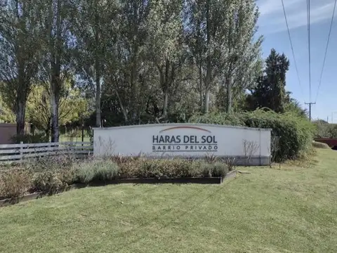 Venta de lote en Barrio Haras del Sol