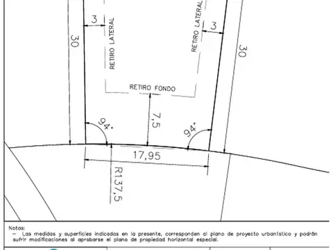 VENTA LOTE PILAR FONDO NORTE BARRIO PRIVADO EIDICO