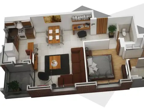 Departamento 2 amb. 60m2 Ituzaingó Centro lado Norte