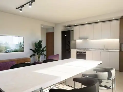 DEPARTAMENTO DE DOS AMBIENTES CON PARRILA EN EL BALCON