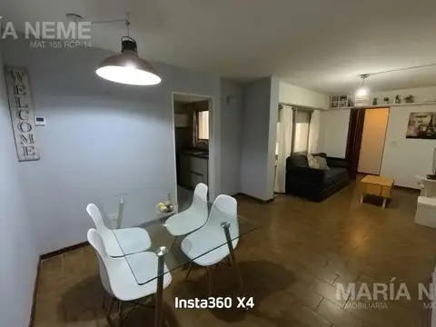 Alquiler departamento 1 dormitorio, equipado apto mascotas