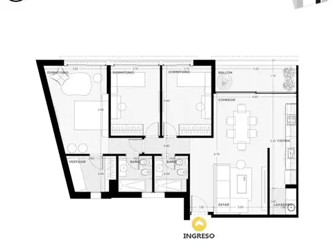 Departamento en Venta en Abasto, Rosario