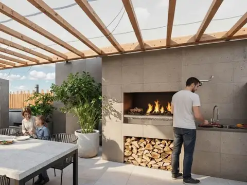 Depto 1 amb de pozo - Bariloche