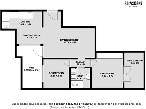 Departamento en Venta de 2 dormitorios