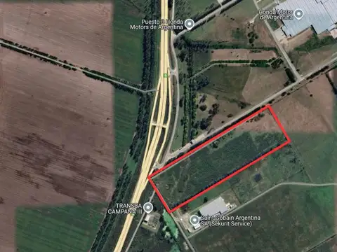 Venta - 12 hectáreas industriales - rp6, campana