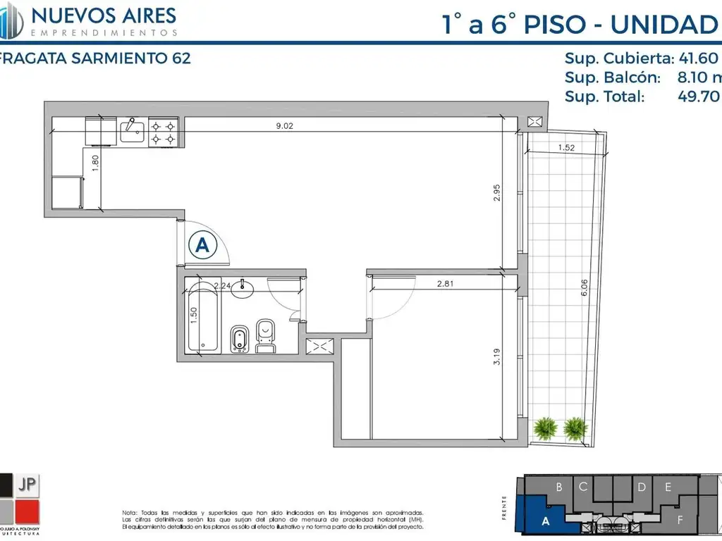Fragata Sarmiento 62 , Piso 4