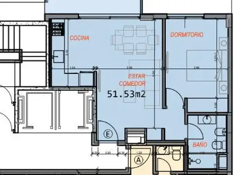 Departamento en Venta con 1 cocheras