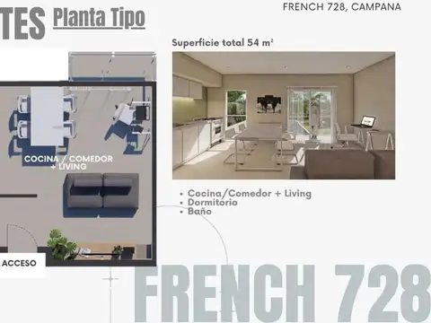 Departamento en Venta de Monoambiente