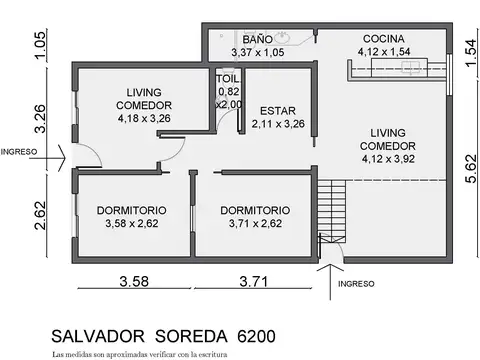 Salvador Soreda 6200, Piso 6200
