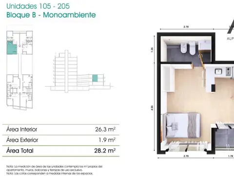 Departamento en Venta en Brazo Oriental, USD 110.000