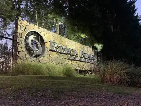 Terreno en barrio privado estancia paraiso