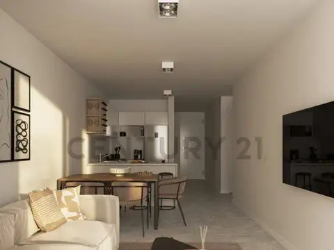 Departamento Monoambiente con 1 baño