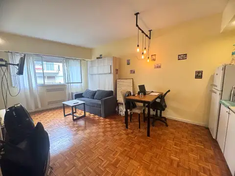 Venta departamento monoambiente muy luminoso y funcional en Recoleta