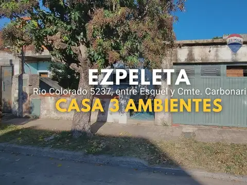 VENTA CASA 3 AMB AMPLIO FONDO