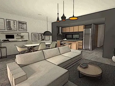 Depto Tipo Casa en Venta de 3 ambientes