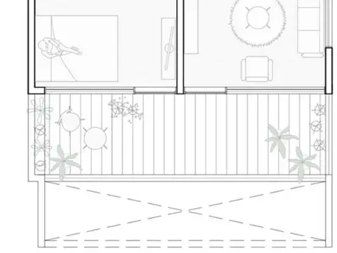 2 ambientes con terraza corazón de Urquiza