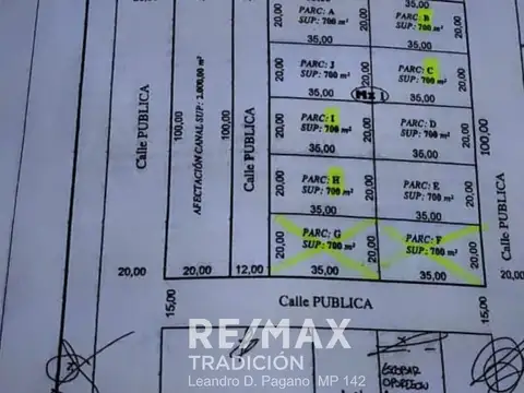 Terreno en Venta de 700,0 m2