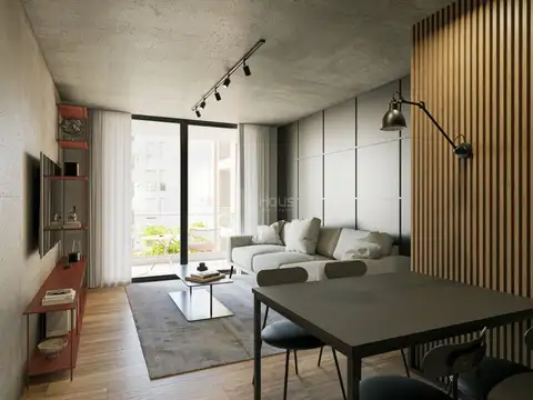 Departamento 2 ambientes con 1 baño