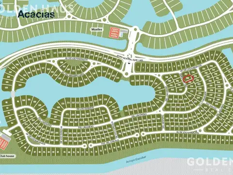 Terreno en  Puertos del Lago Barrio Acacias