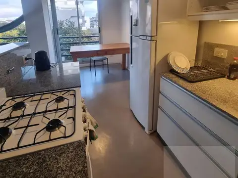 Alquiler amoblado - Departamento en Villa Urquiza - 2 ambientes con balcón y amenities