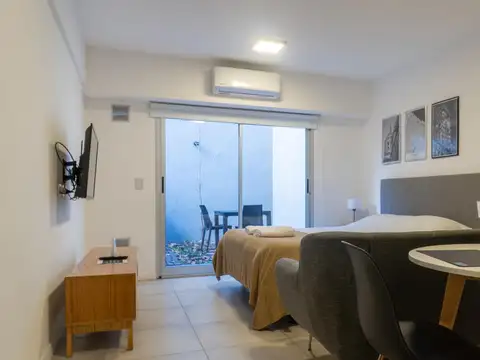 AV. NAZCA 2888 PB "A" en Villa Del Parque - Monoambiente con jardín y parrilla