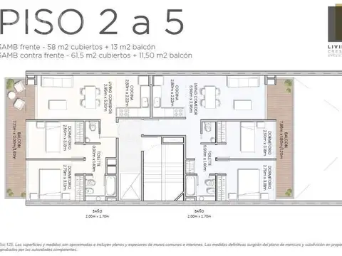 Depto F 2do Piso 3AMB FINANCIACION 