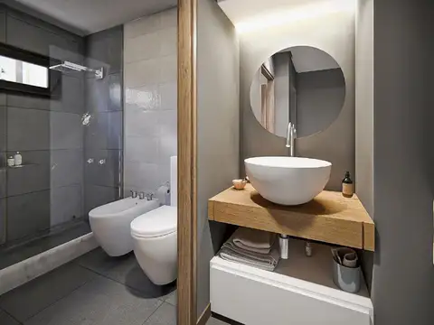 Departamento 2 ambientes con 1 baño