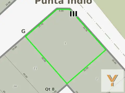 Terreno en Venta en Punta Indio, USD 22.000