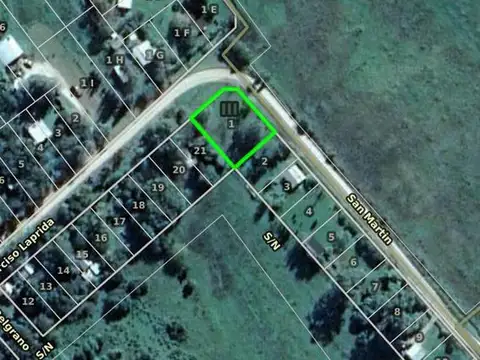 Terreno en Venta de 1271,0 m2