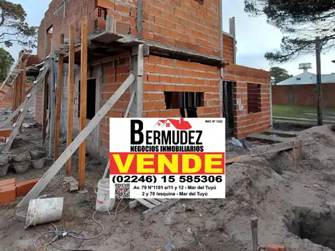 Venta Chalet 4 Ambientes Al Medio Calle 69 Entre 1 Y 2 Mar Del Tuyu Anticipo Y Cuotas 