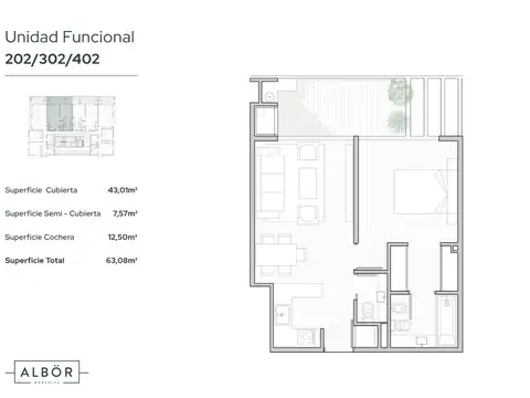 Departamento en  Nordelta, ALBÖR (Puerto Escondido)