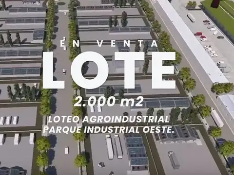 Venta lote industrial