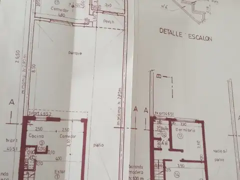 Casa a terminar al frente más departamento al fondo sobre lote de 8.66x26.50 m